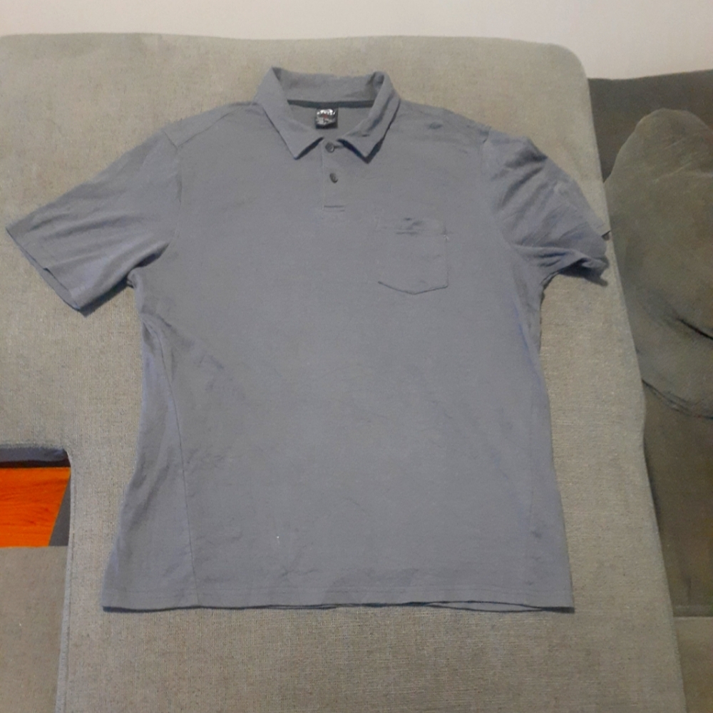 Oakley Golf Mens L Black Pocket Performance Tech Polo Shirt